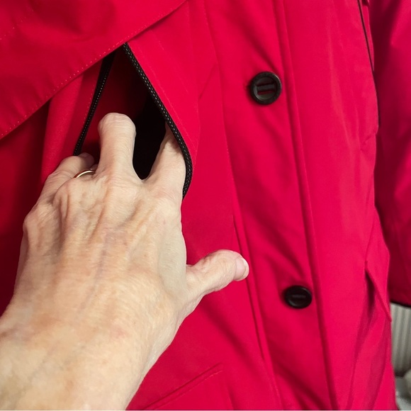 Performance Glacial Terrain Gear Red LONG Parka by Alpinetek-Size 2X Down Filled - Picture 11 of 16